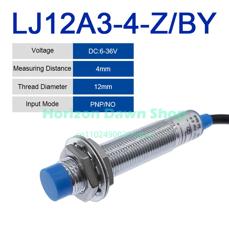 10PCS LJ12A3-4 BX BY AY CY Inductive Proximity Switch NPN LJ12A3-4-Z/AX  PNP Sensor NO NC DC5~36V 4mm Detection Distance