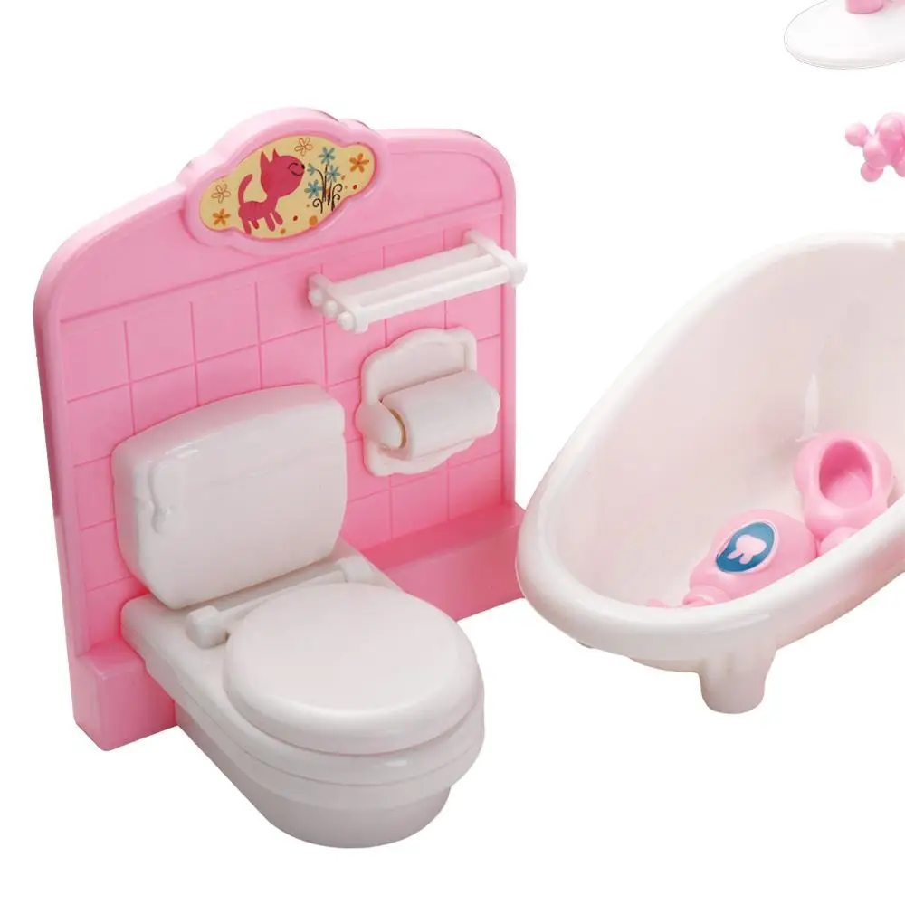 

Dollhouse Decoration House Play Pink House Accessories Miniatures Furniture Dollhouse Furniture Armchair Couch Set