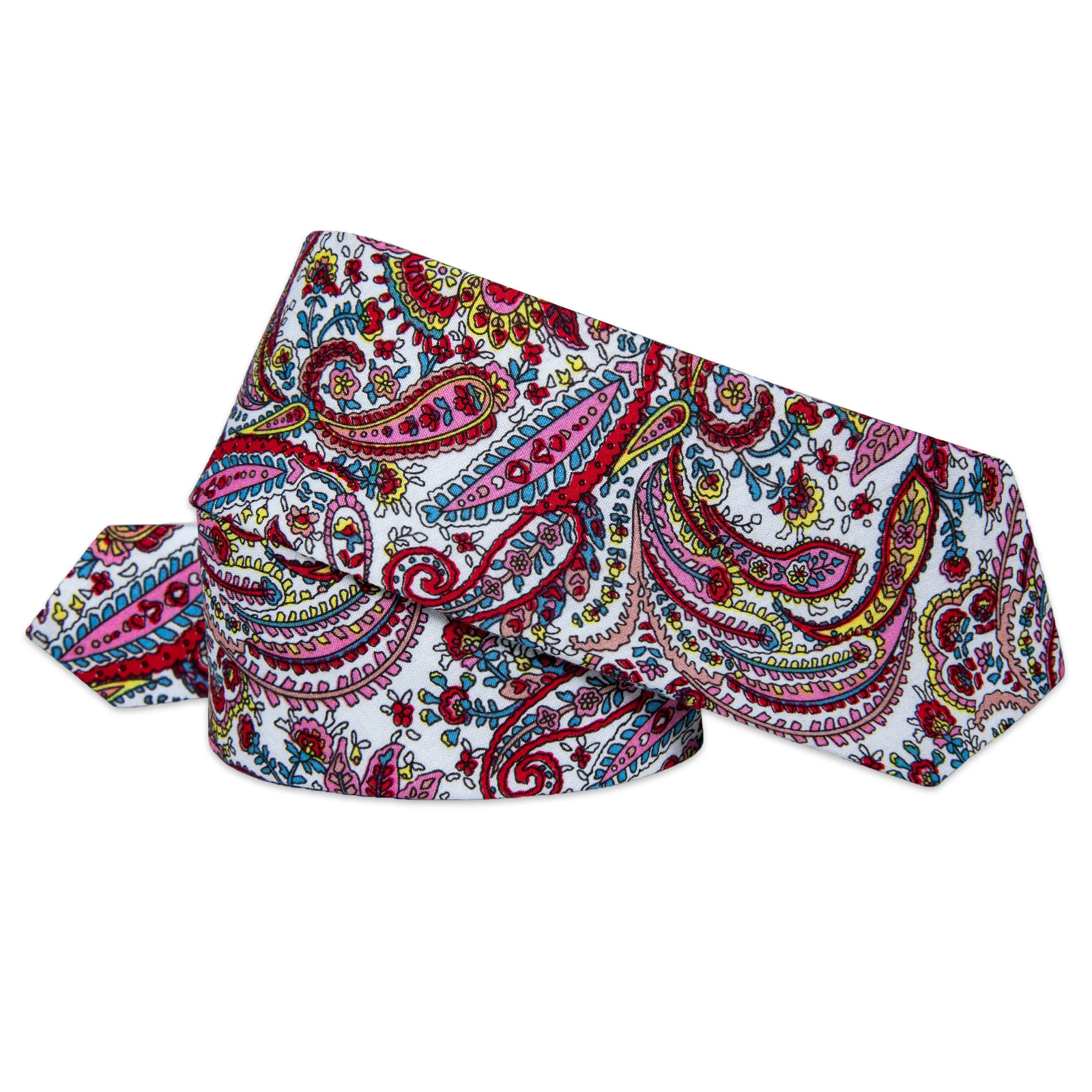 ดอกไม้ที่มีสีสัน Paisley ผู้ชาย Tie Novelty เนคไทพ็อกเก็ตสแควร์สำหรับผู้ชายงานแต่งงานธุรกิจ Corbatas Para Hombre Dropshipping