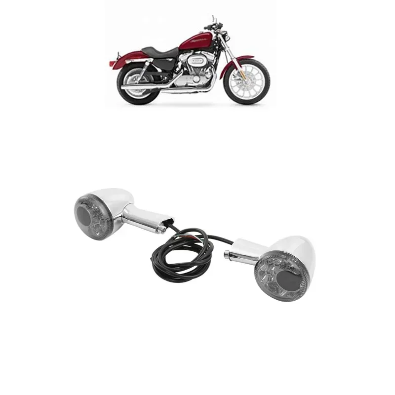 For Rear LED Turn Signal For Harley Sportster XL 883 1200 XL883 XL1200 1992-2022 Forty Eight 48 Seventy Two 72 Custom Roadster