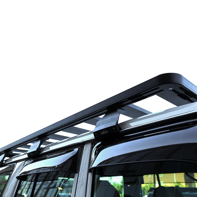 Heavy‑Duty 4x4 Off‑Road Aluminum Alloy Roof Cargo Universal Fit Sunroof‑Equipped LC76 SUV Exterior Modification Acce