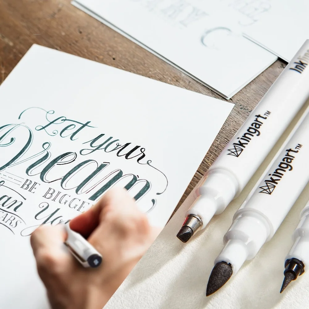 مجموعة أقلام فنية بخط رفيع مكونة من 10 رؤوس متنوعة حبر أسود أرشيفي غير سام مقاوم للماء تصميم جرافيك رسم يوميات الخط