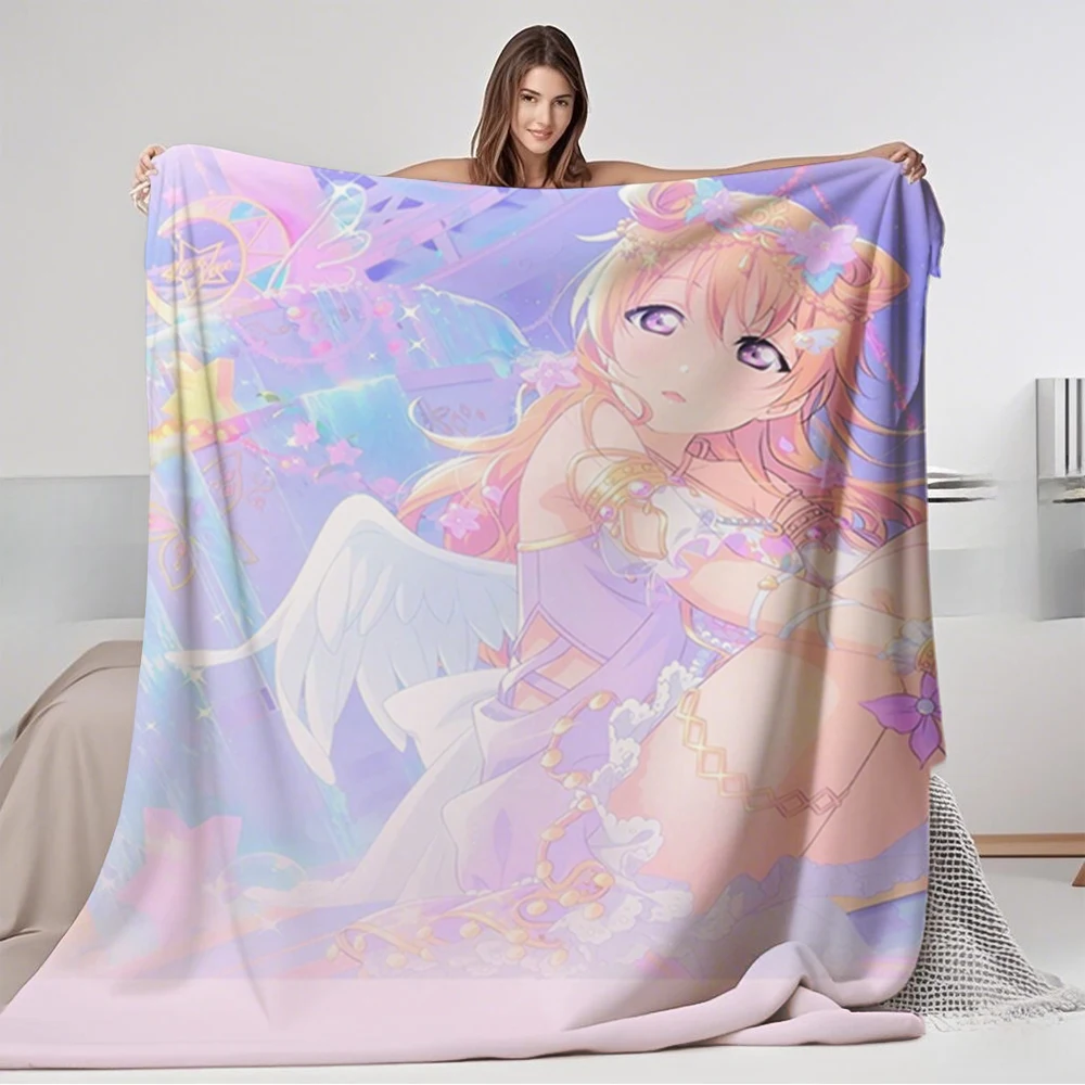 

Flannel Bed Contemporary Chic Blanket Konoe Kanata Throw Blanket Decorative Throw Anti-pilling Ultra-soft Touch Blankets Perfect