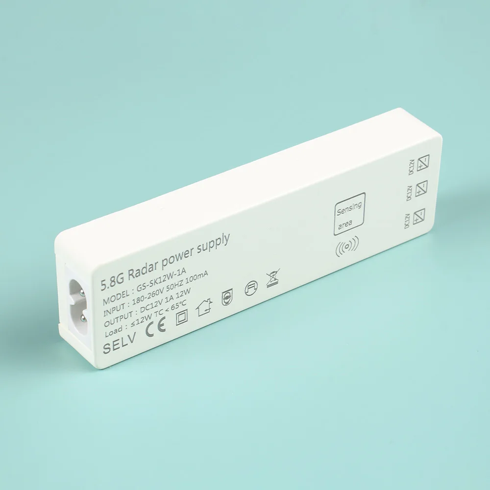 

Блок питания для светодиодов 220/230/240В и датчик движения 12В для светодиодной ленты, используемый в выдвижных ящиках и шкафах.