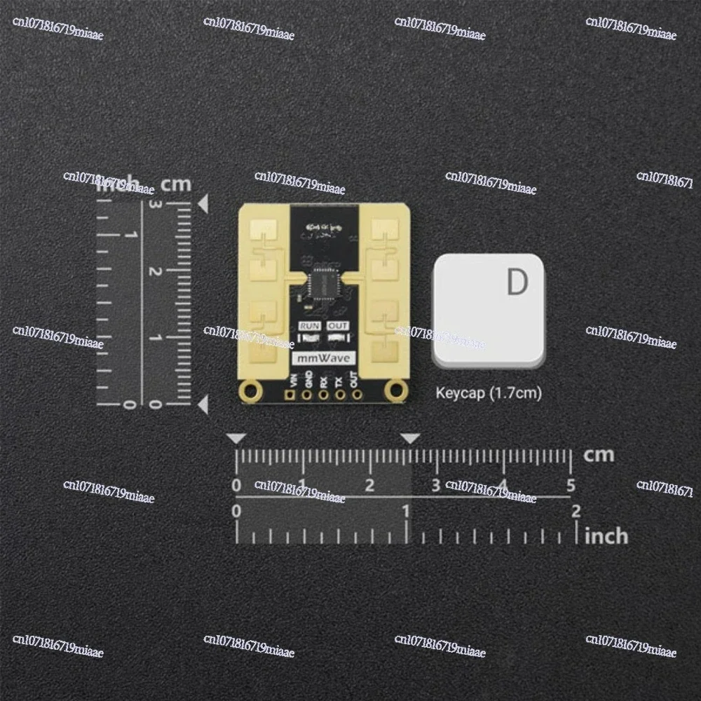c4001-24ghz人感距離速度検知センサー-25メートル-uart-リアルタイム監視追跡用