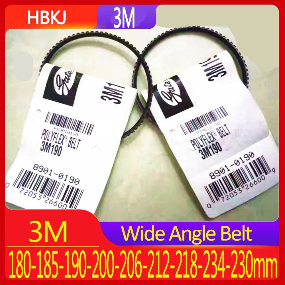 

Gates Polyflex Angle Belt 3M Length 180-185-190-195-200-206-212-218-224-230MM For Machine Equipment