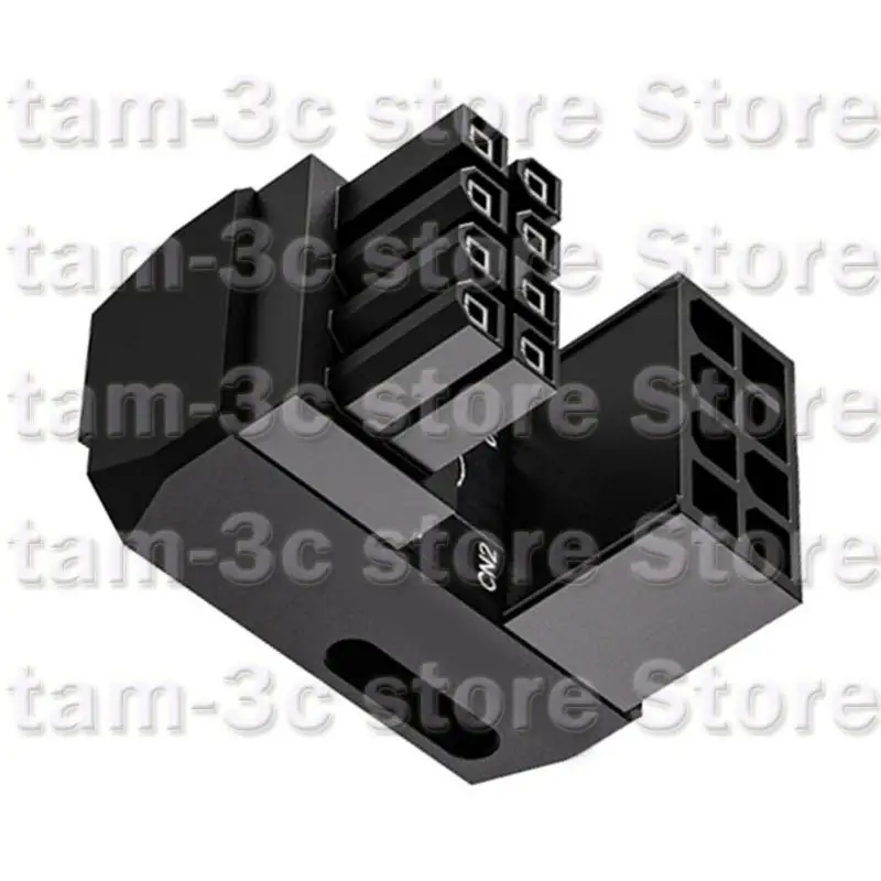 d0ua 8pin หญิงถึง 8pin ตัวผู้ 180 องศาอะแดปเตอร์กำลังทำมุมสำหรับกราฟิกเดสก์ท็อป