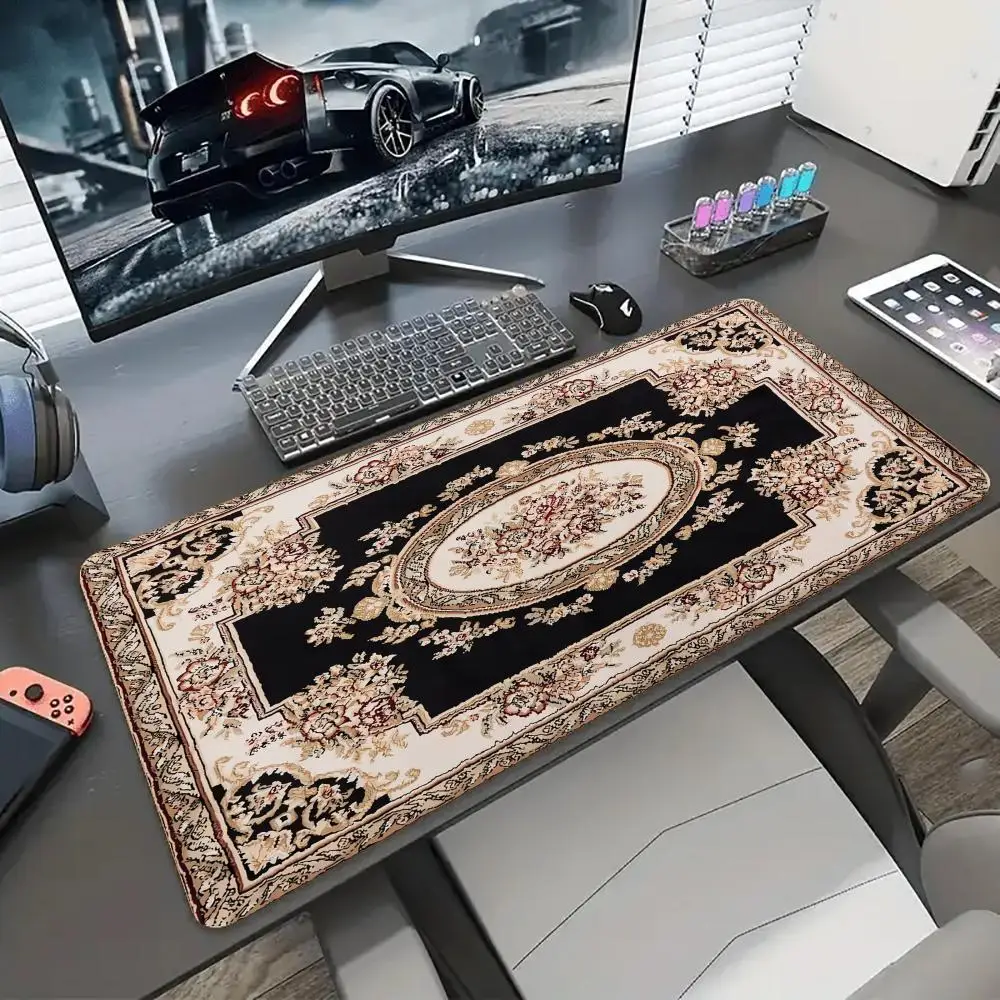Cool Persian carpet game accessories mouse pad computer desk, Xxl mouse pad, large mouse pad, extra-large Persian carpet