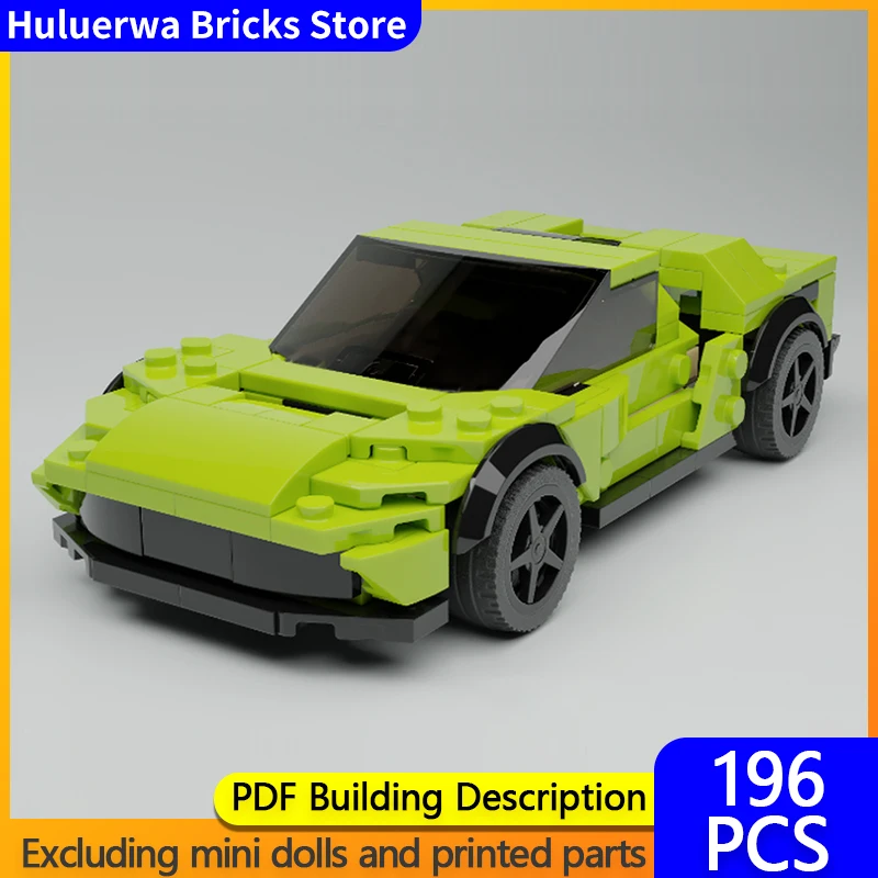 

Speed Racing Car Model MOC Building Bricks GT Top Tier Sports Car Modular Technology Gifts Holiday Assemble Children Toys Suit