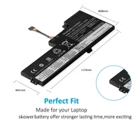 SKOWER 01AV421 Internal Battery for Lenovo ThinkPad T470 T480 T570 T580 TP25 01AV489 01AV420 01AV419 01AV425 01AV427 01AV428 3