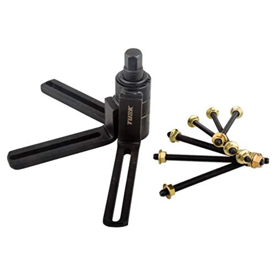 

Crankcase Splitter/Separator Tool Adjustable Arms and 6mm and 8mm Mounting Bolts for Vertically Split 2-Stroke and 4-Stroke Cra