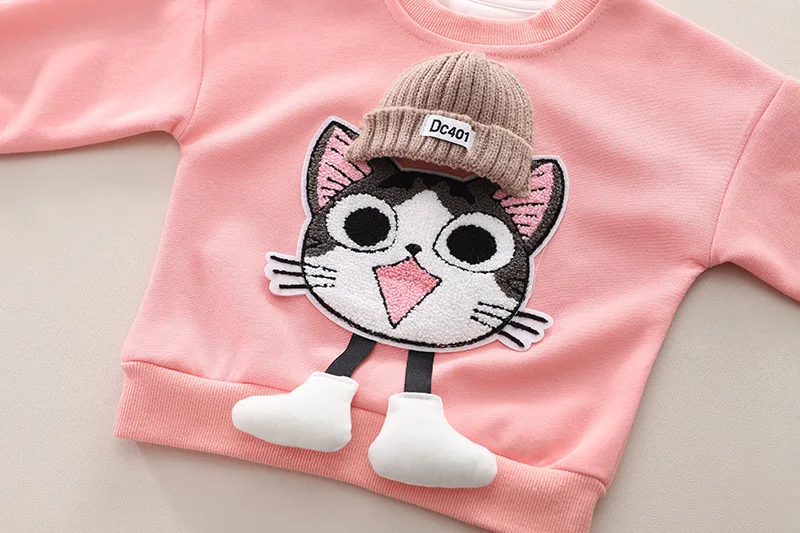 Girls Clothes Sets Spring Autumn 2025 Children Casual Sweatshirts Tops Pants 2pcs Sports Suit For Baby Tracksuits Kids Outfits 5