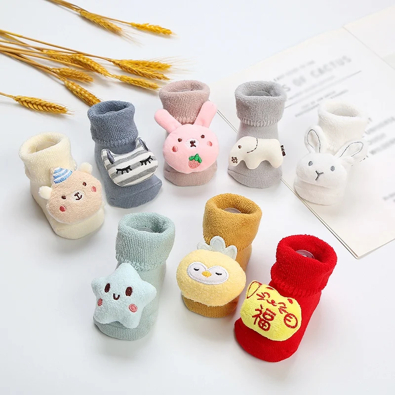 Cute Baby Boy Socks Cotton Baby Socks Elastic Stretch Anti Slip Boy Girl Floor Kids Toddlers Sock Infant Newborn Gift