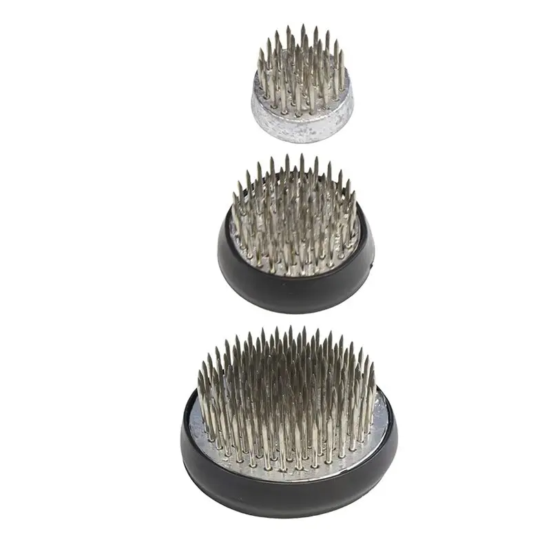 

A67P-Цветочные лягушки из нержавеющей стали Kenzan, металлическая круглая ваза с лягушкой для цветов, держатель для булавок, цветочные композиции «сделай сам»