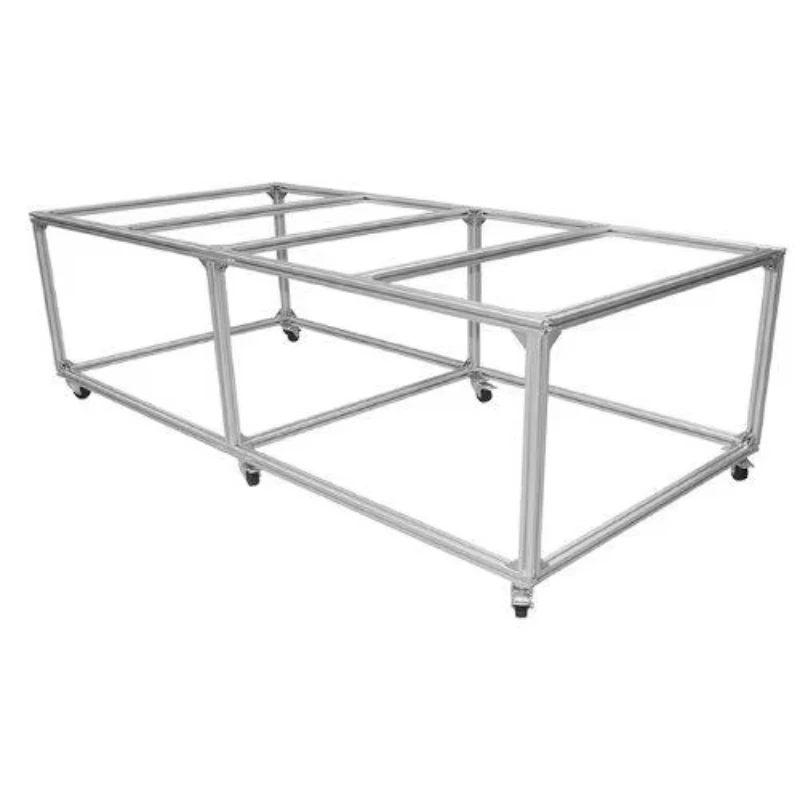 T-slot extrusion aluminum custom industrial workbench 4040 3030 aluminum profile extrusion line workbench