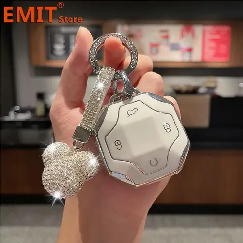 Imagen 2 del producto Funda de TPU para llave de coche Jetour T-X T2 Genesis Traveler Pro T4 llavero soporte Fob funda bolsa accesorios