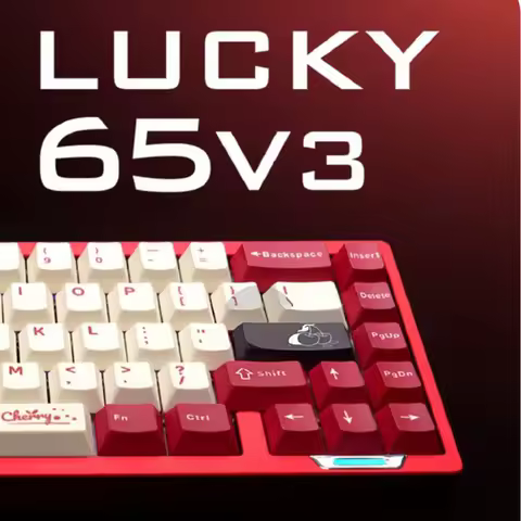 WEIKAV Lucky65 V3 Mechanical Keyboard Wireless Tri-mode Gasket Hot-Swap RGB Quick Release Custom Aluminum Office Gaming Keyboard