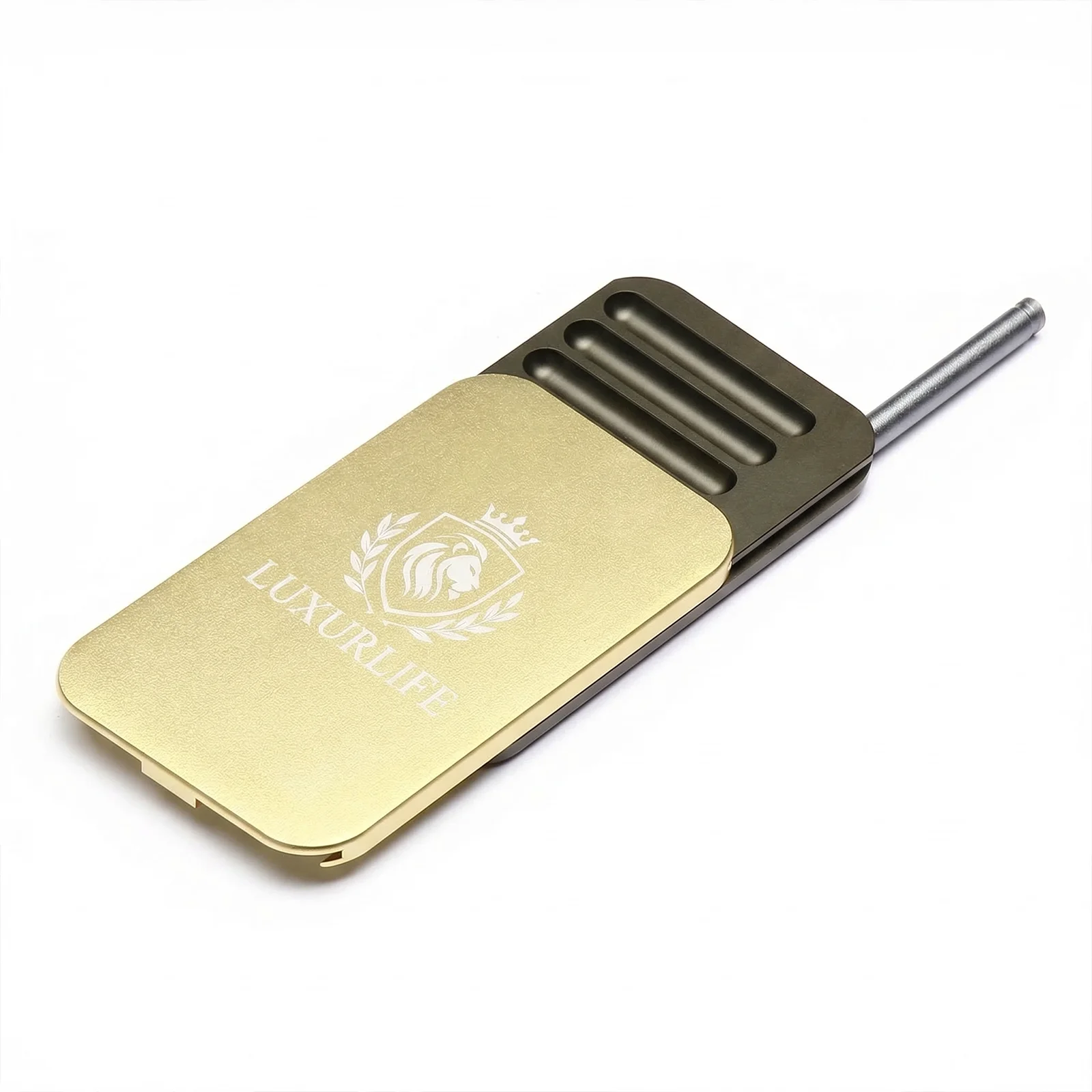 8-Compartment Metal Snuff Box, - Travel Accessories Set recension och pris