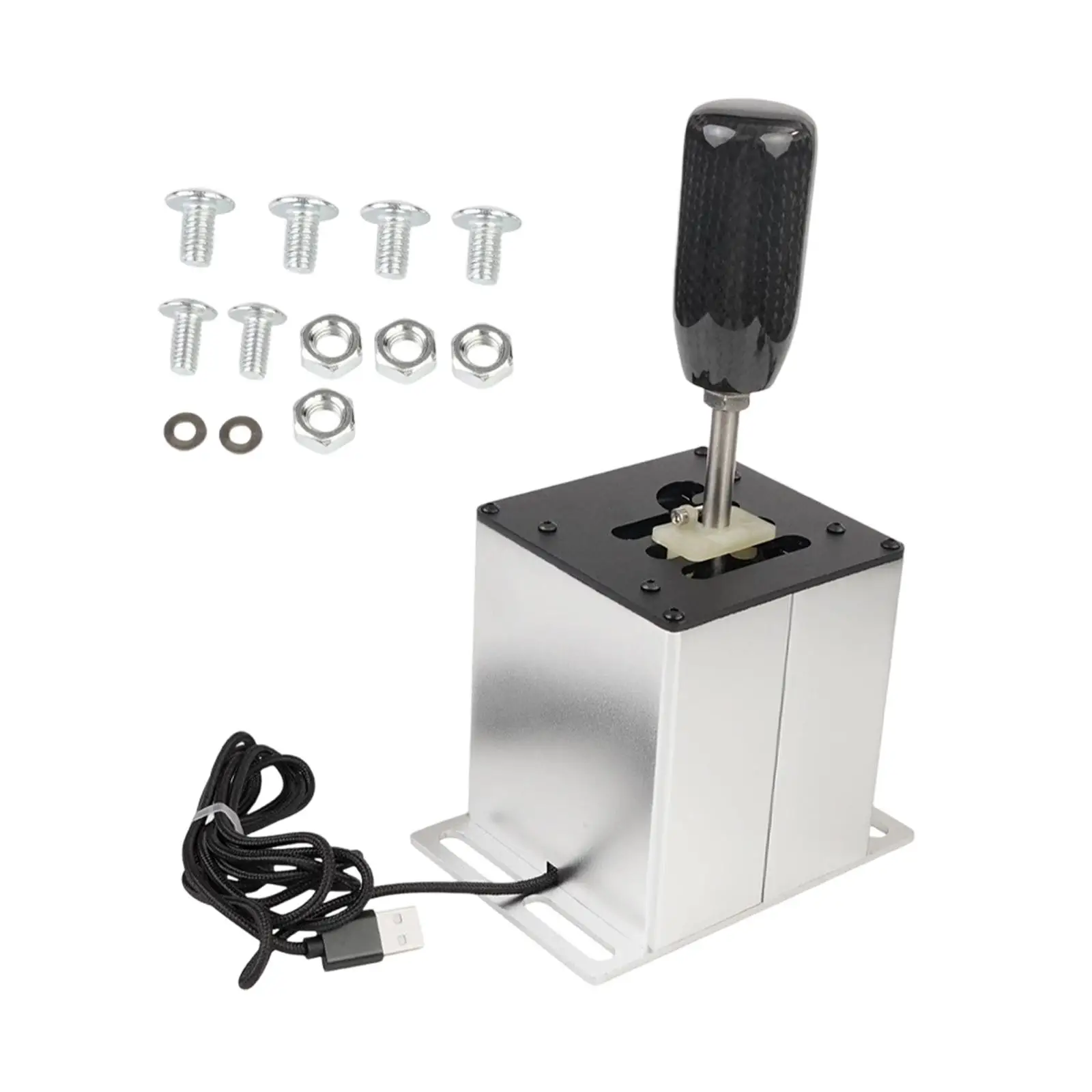 

PC USB Simulator Shifter H Gear Shifter Aluminum Alloy Easy Installation for G29