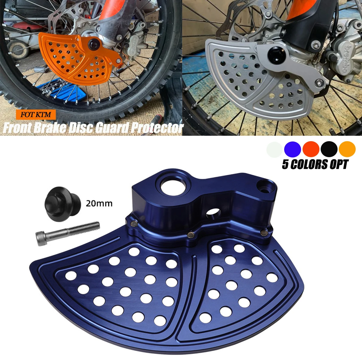 

For KTM EXC300 EXC EXCF SX SXF XC XCF XCW TPI Six Days 125 250 300 350 400 450 500 2016 - 2023 Front Brake Disc Guard Protector