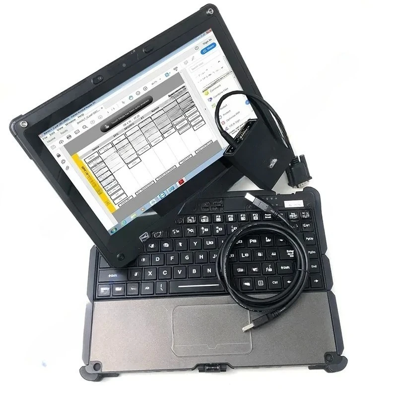 Getac V100 Laptop For Judit Incado Box USB Diagnostic Kit 4 ET & SH Forklift Truck Diagnostic Tool