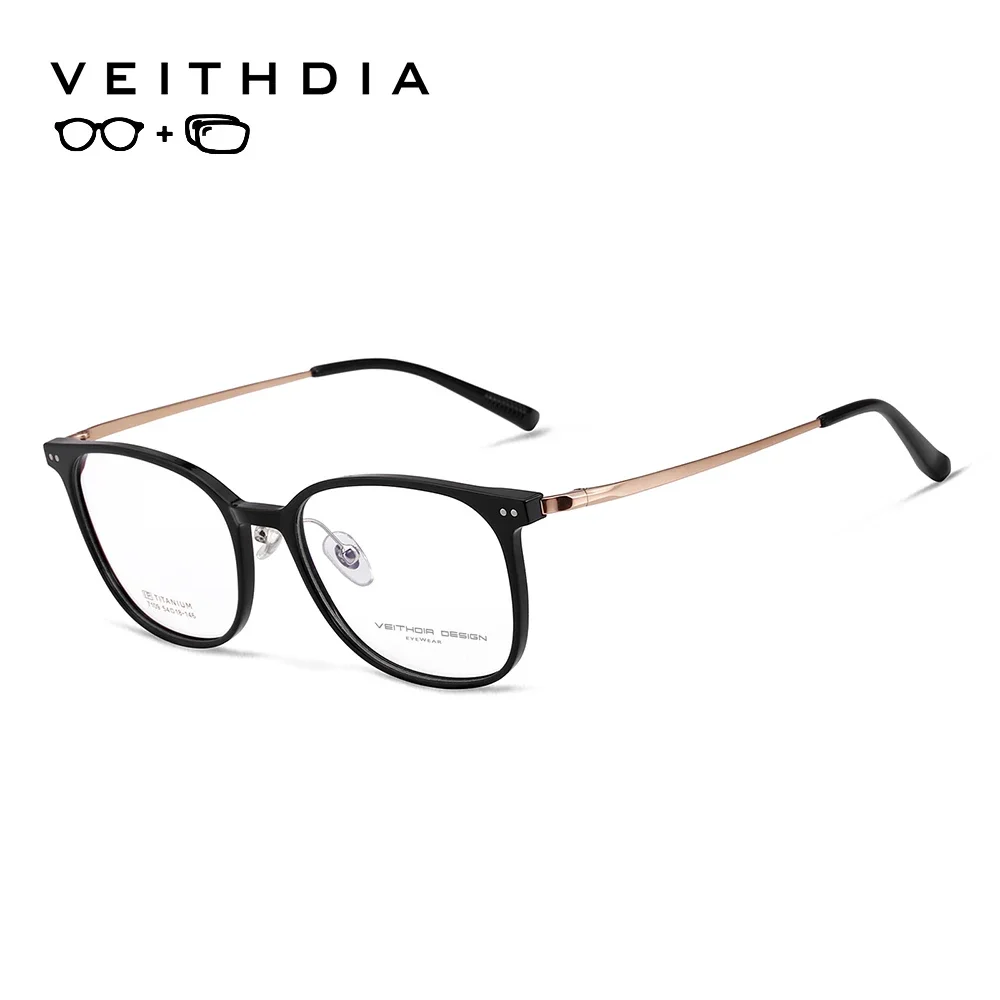 

VEITHDIA настраиваемые очки для близорукости, титановые прогрессивные очки по рецепту, фотохромная оптическая оправа для очков VP07109