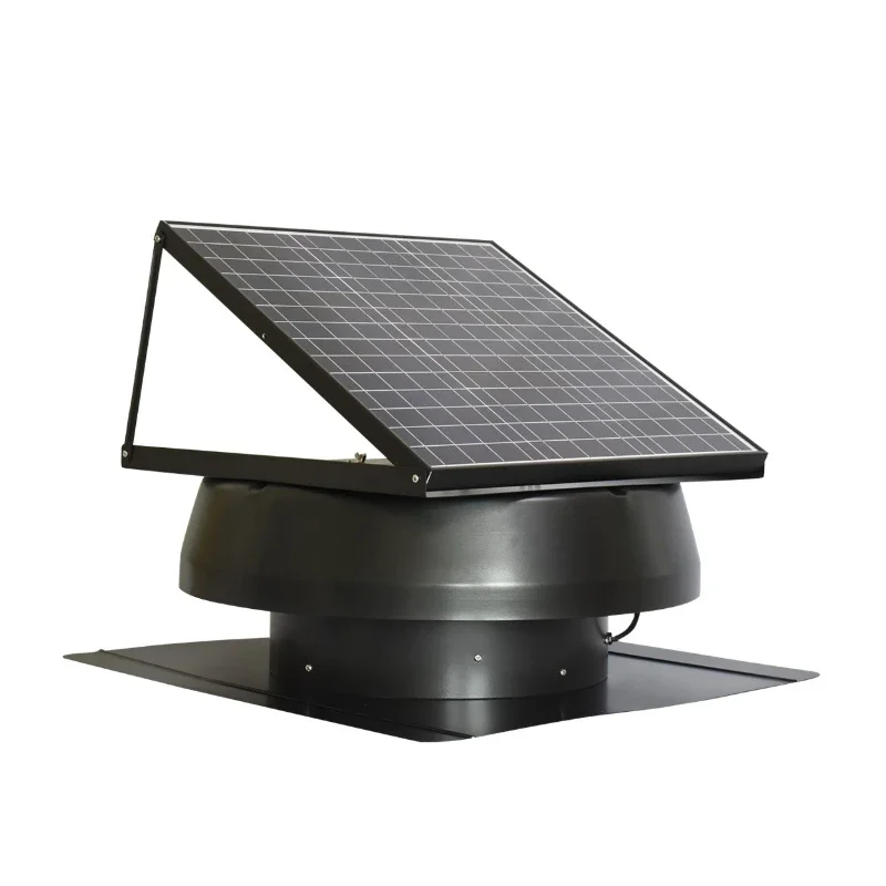 

40W Solar Powered Ventilation Fans for Attic Roof Vent Heat Exhaust Axial Fan System Hot Air Extractor for Industrial Greenhouse