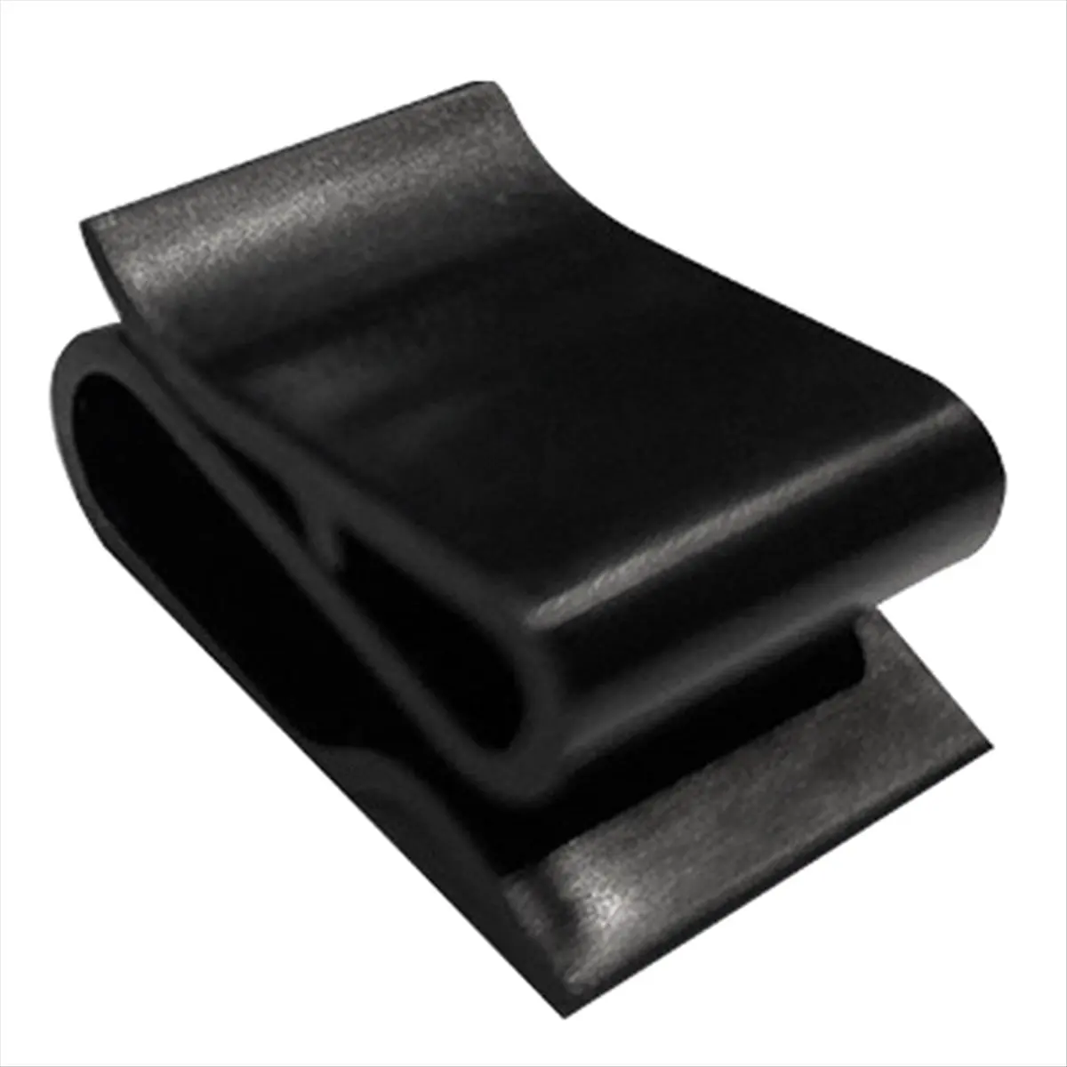 feelfeel 100PCS Solar Photovoltaic Panel Wire Clips PV Cable Clamp for Solar Frame Bracket with the Range of 1.0mm-3.2mm Black