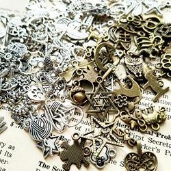 [MET021] Retro Metal pendant Diy Accessories for Scrapbook Junk Journal Mix-Media DIY Jewelry Making
