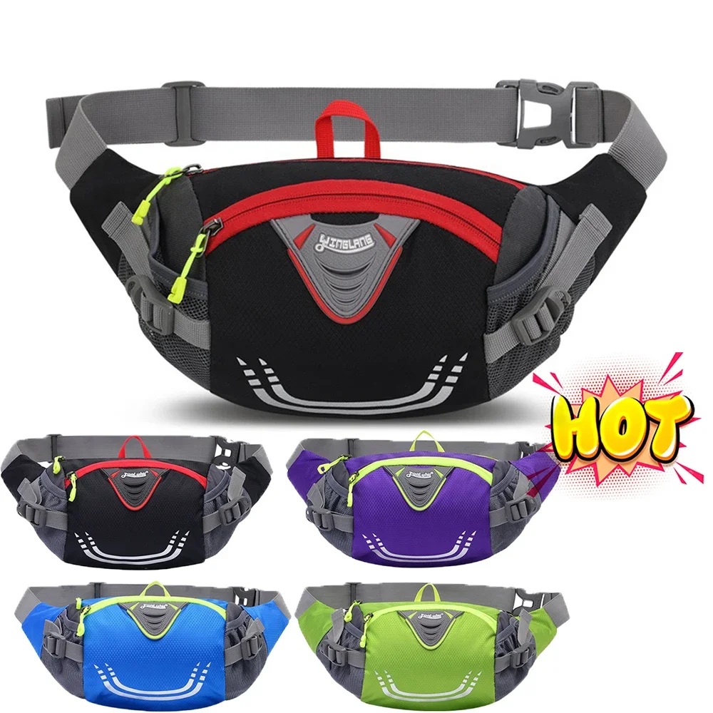 Bike Riding Cycling Running Fishing Hiking Waist Bag Fanny Pack Outdoor Belt Kettle Pouch Gym Sport Fitness Water Bottle Pocket