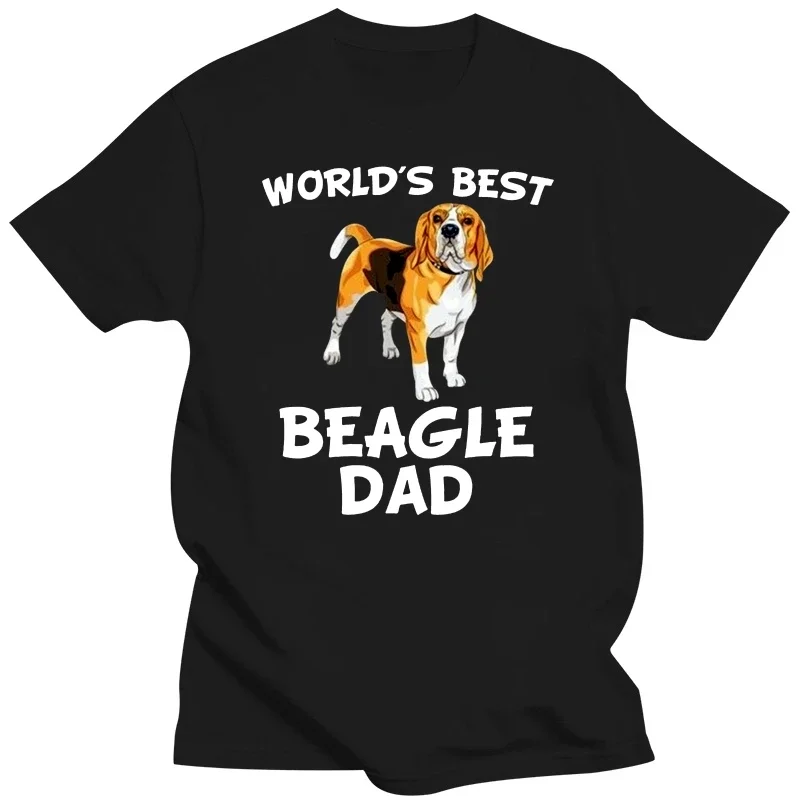 streetwear fashion vintage Summer Male Hot Sale World'S Best Beagle Dad Dog Owner  Shirt Cotton Short Sleeve Tee Shirt  harajuku