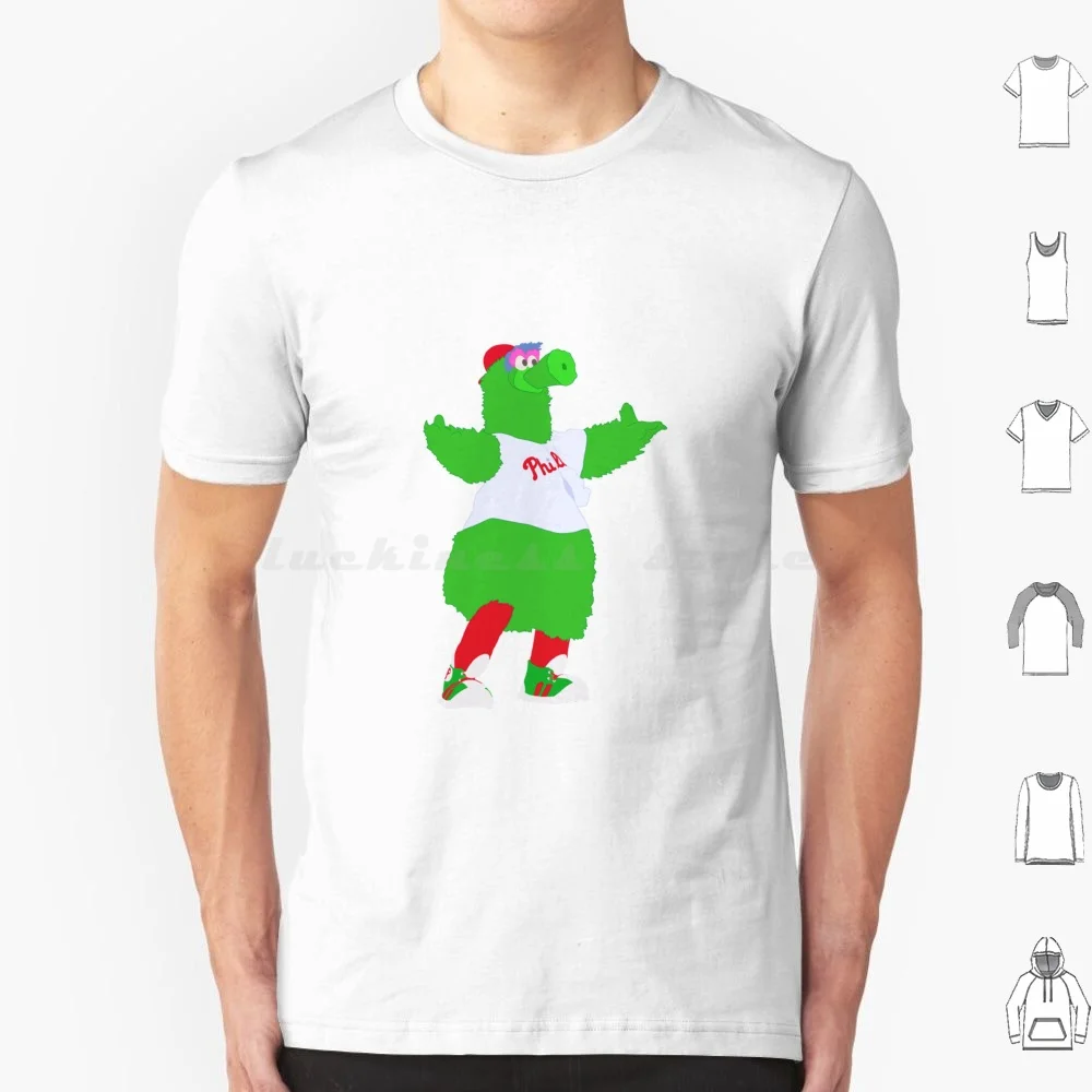 Philly Phanatic T Shirt Cotton Men Women DIY Print Philly Phanatic Philly Phanatic Philadelphia Baseball Mascot