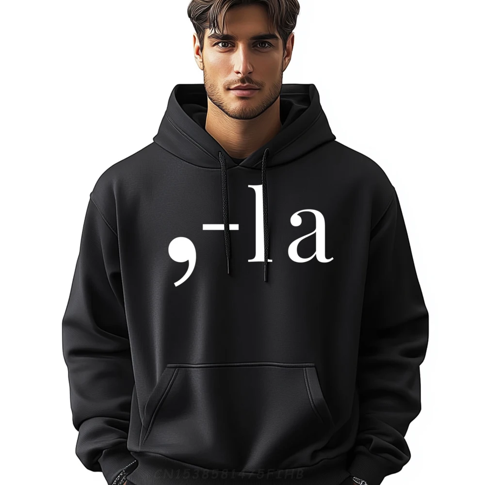 

Comma La Plus Size Men Clothing Winter Mens Gifts Alphabet Sweatshirts For Men Christmas Sweater Long Sleeve