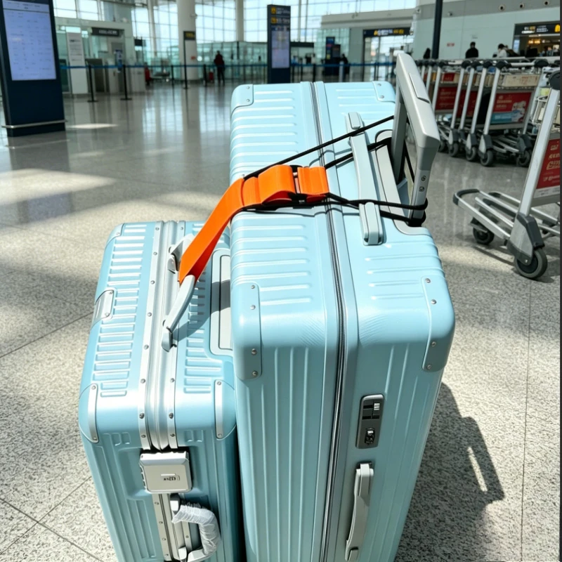 Elastic Adjustable Luggage Strap Carrier Strap Baggage Bungee Luggage Belts Suitcase Belt Travel Security Carry On Straps