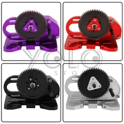 LCG 2 Low Gearbox Middle Transmission Box with Gear Skid Plate For 1/10 RC Crawler Axial SCX10 II III Capra TRX4 Upgrade Parts