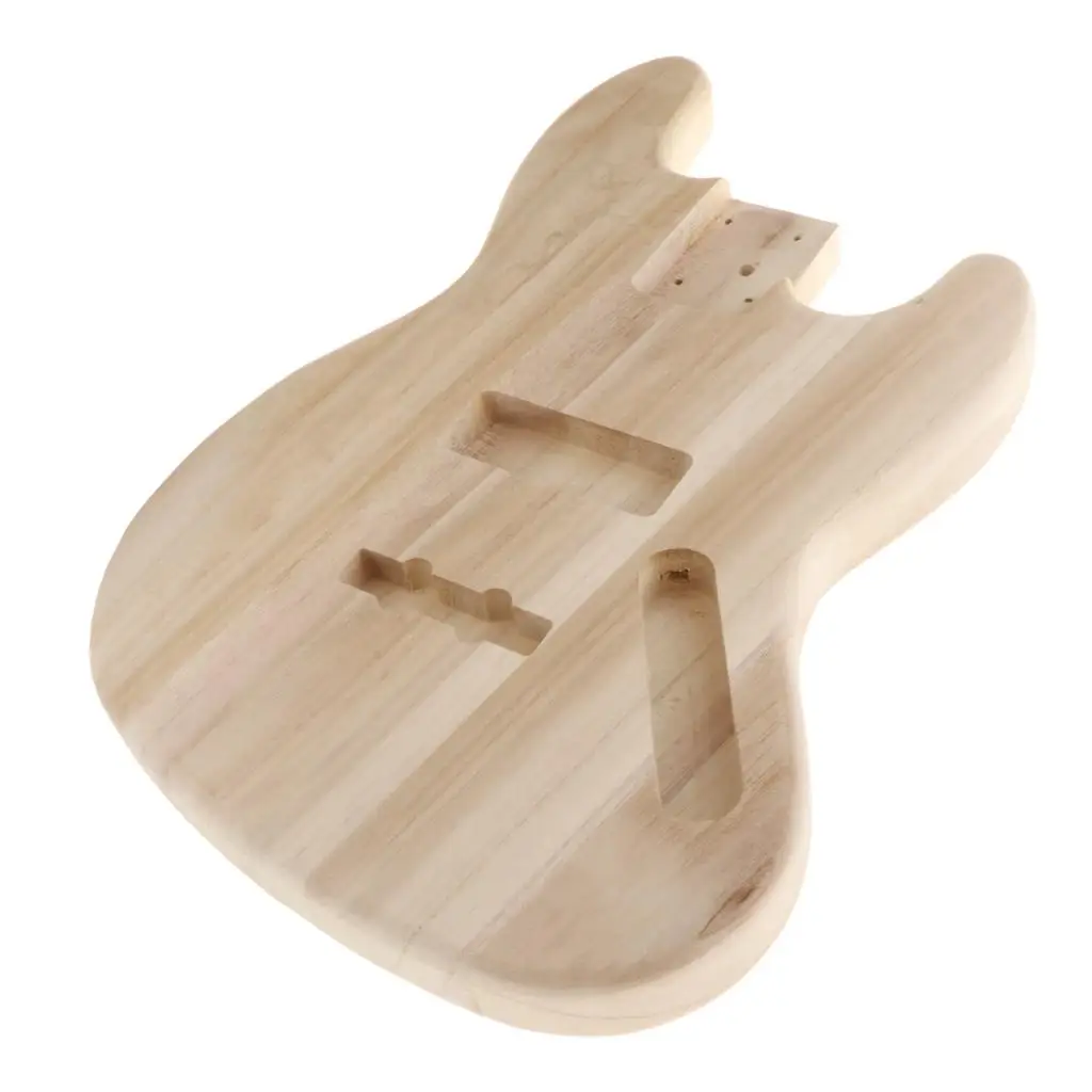 

1pc Unfinished Guitar Body Blank Maple DIY Replacement for JB Guitar Parts