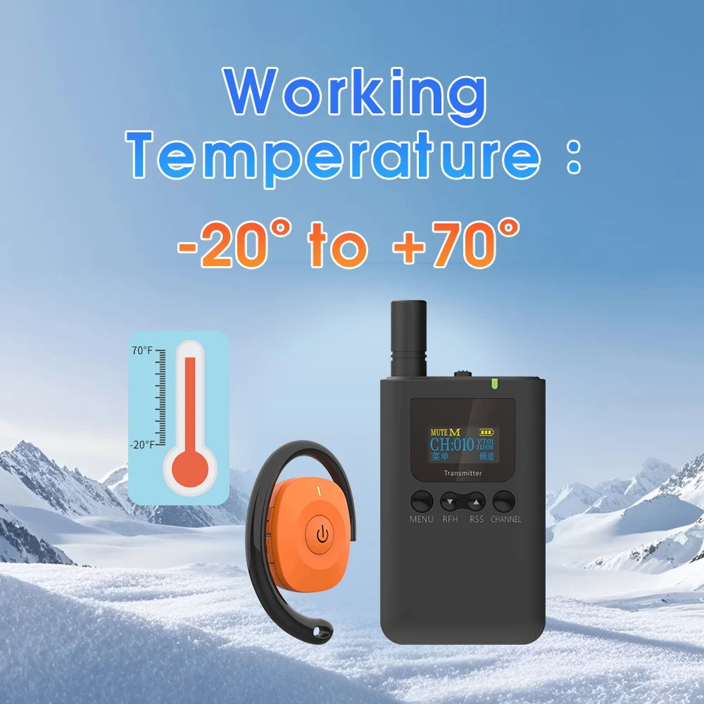 Wireless Tour Guide System Clear Sound Audio Guide System for Simultaneous Interpretation Conference Church Teaching