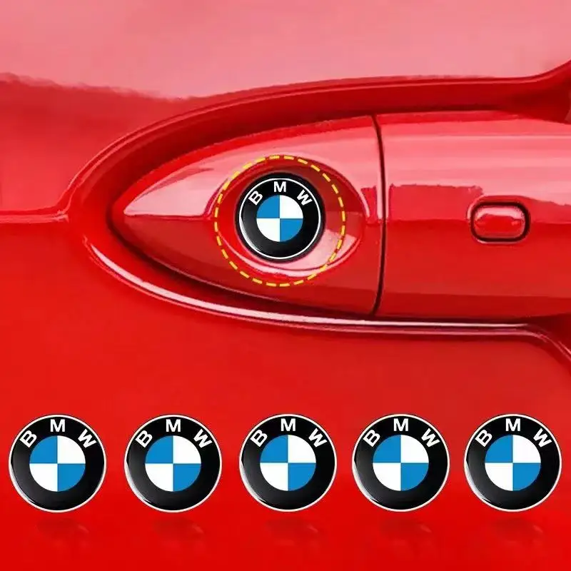 3D Epoxy Resin Car Lock Keyhole Protection Stickers For Bmw M X1 X3 X4 X5 E87 F20 E36 E46 E90 E39 F10 F16 G20 M4 Accessories