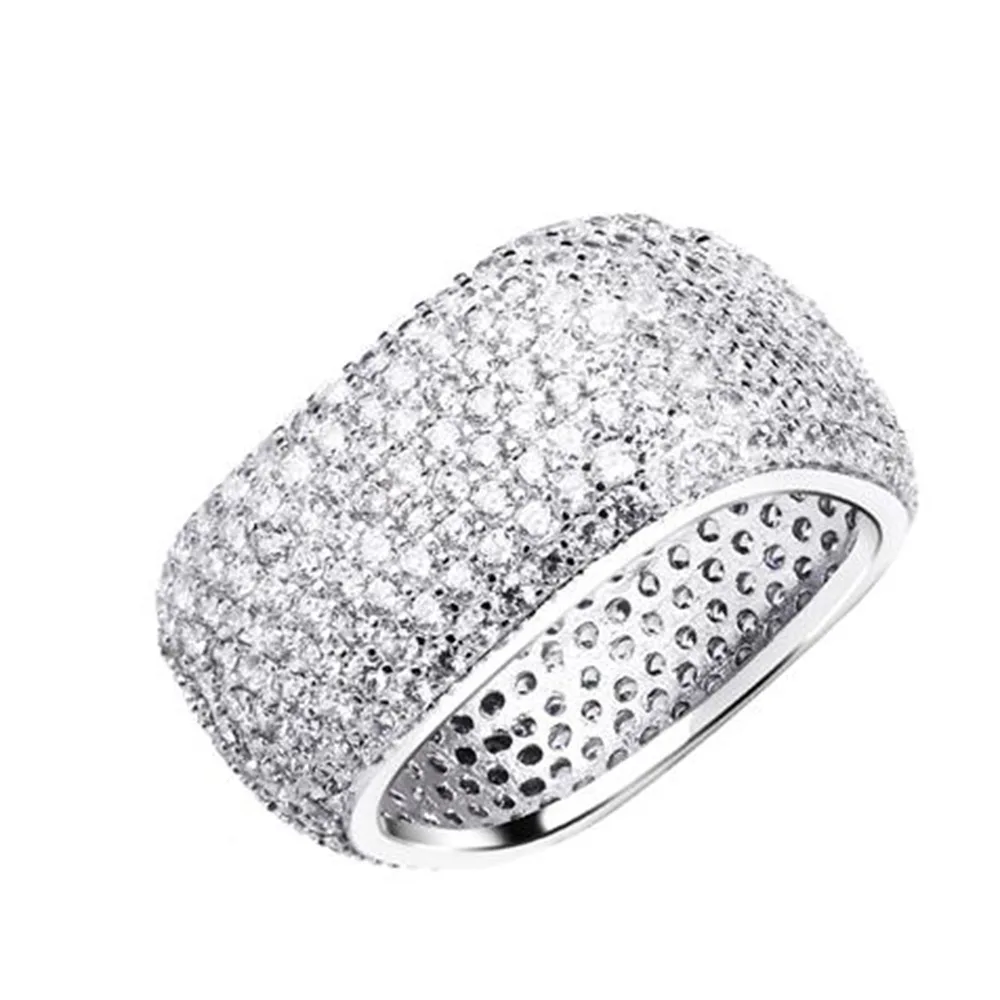 Broken code clearance! Fashion Jewelry Micro pave shiny Cubic zircon Luxury Ring For Women