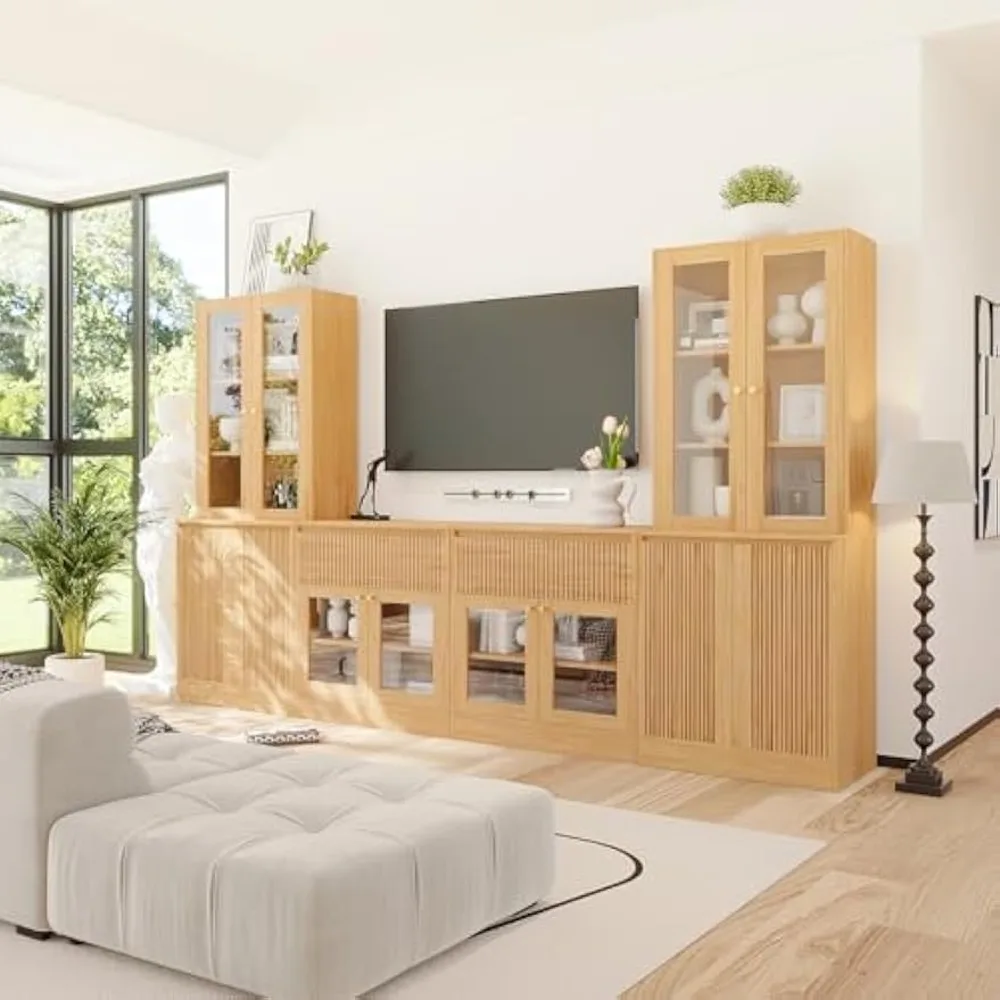 4-Piece Large Tv St… - image