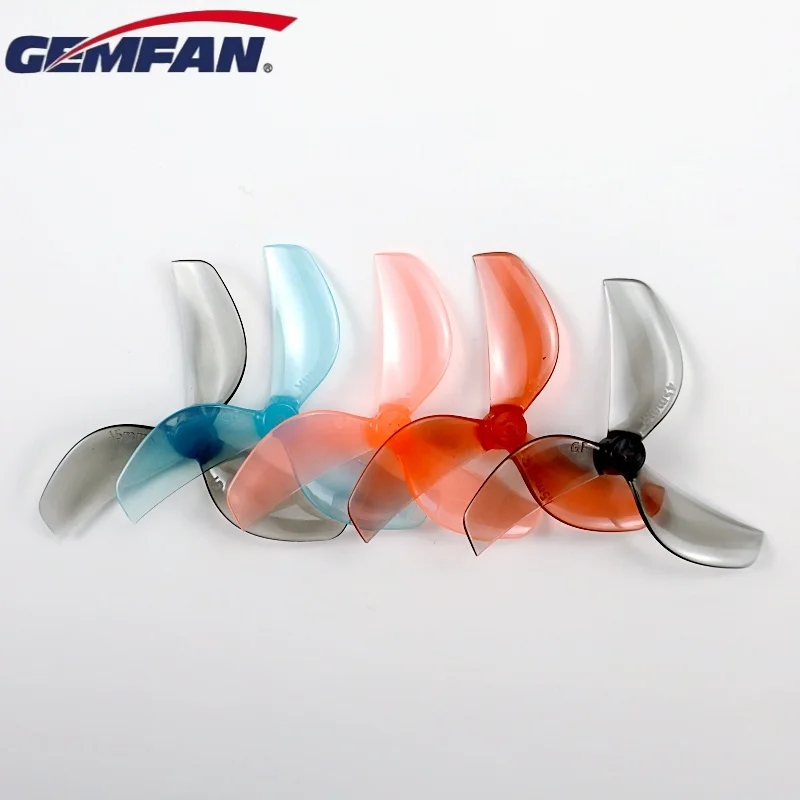 12Pairs GEMFAN 45 مللي متر 3-Blade PC المروحة T-Mount 1 مللي متر/1.5 مللي متر 0805 موتور ل FPV RC حرة Tinywhoop طائرات بدون طيار MOBULA 7 الدعائم #2