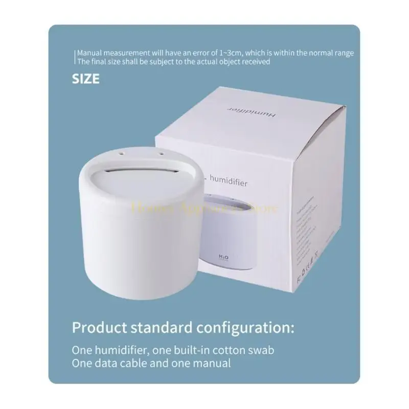 

D0AB мл USB -воздушного увлажнителя Silent Aroma Diffuser Cool Miz
