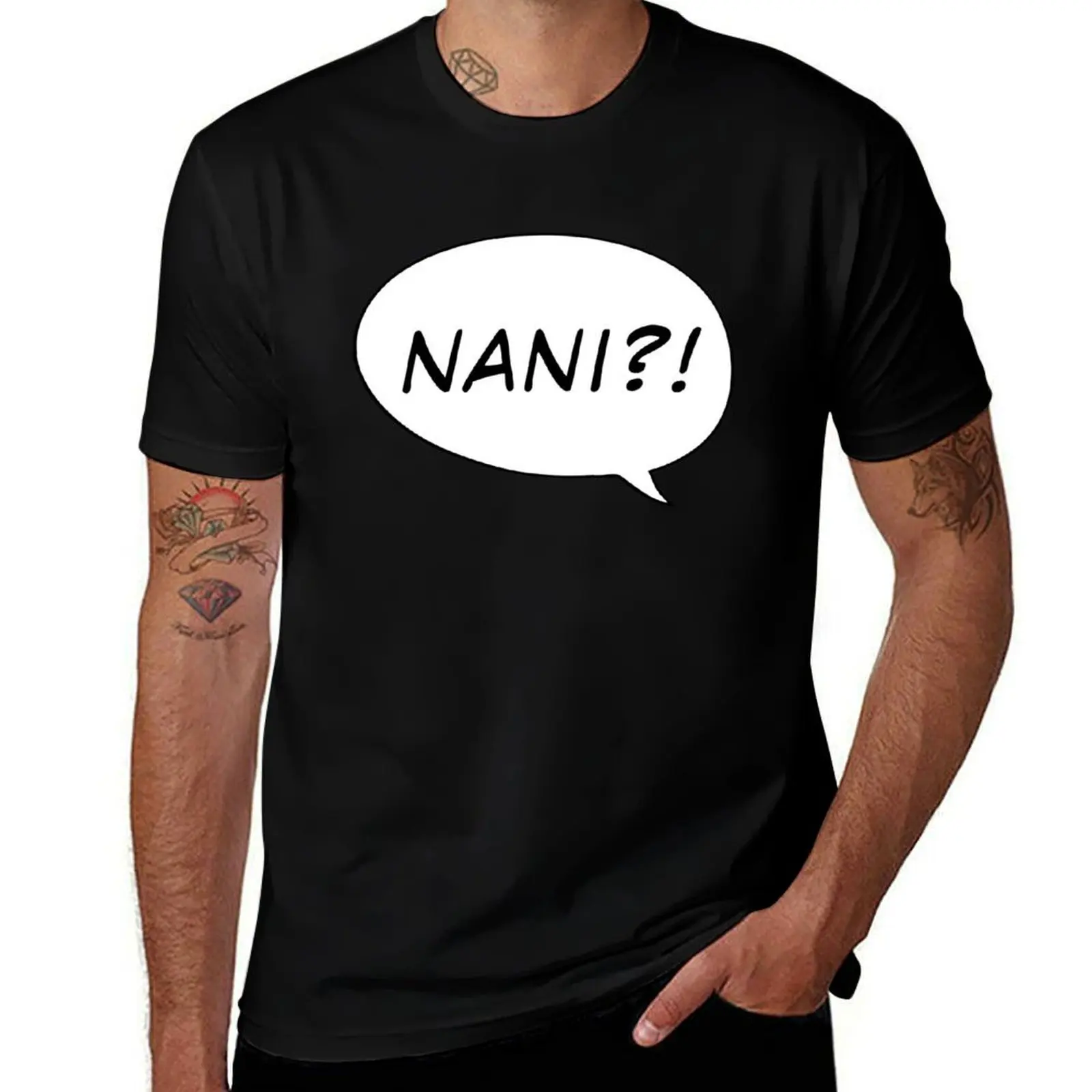 

NANI! T-Shirt printed t shirts for man t shirts with prints cotton tshirt 100% T-shirt
