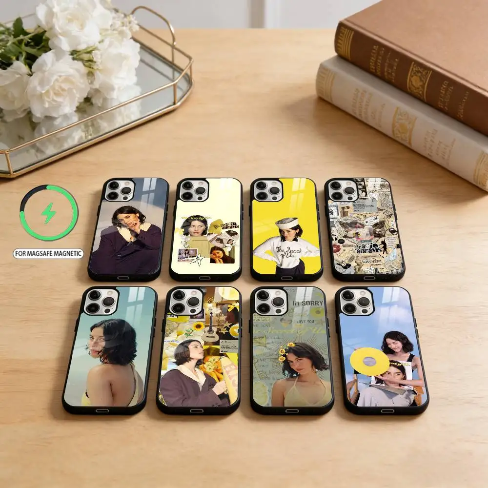 

Singer G-Gracie Abrams Phone Case For iPhone17,16,15,14,13,12,11 Plus,Pro Max Magnetic For Magsafe Wireless Charging