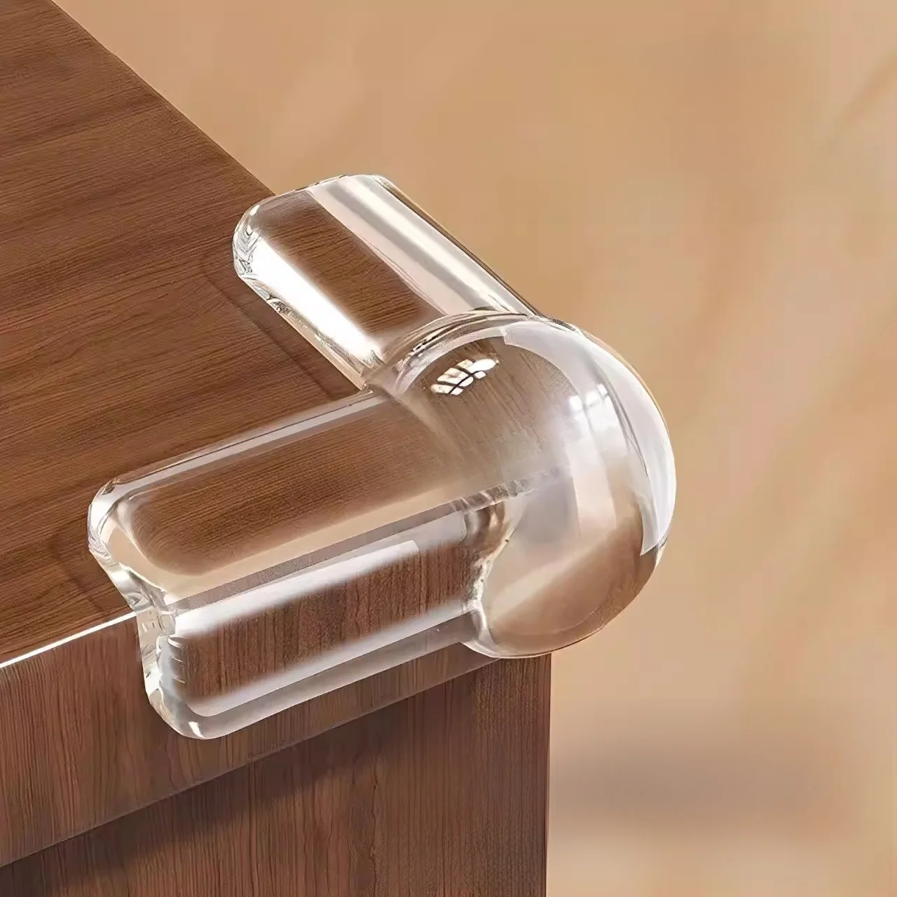 

Transparent Anti-Collision Soft Silicone Table Corner Protectors for Babies Furniture Safety Guard Glass Corner Stickers