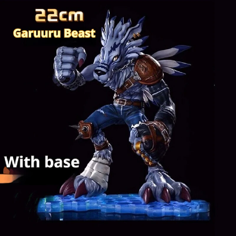 

Authentic Digimon Series Peripheral Galuru Beast Original Color Box Set High Quality Handmade Desktop Ornament Collection Model