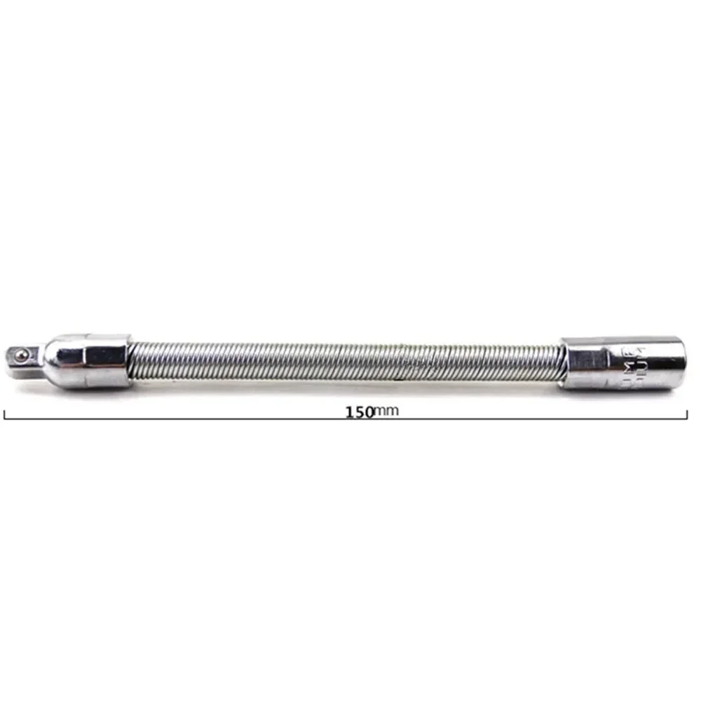 Imagem -06 - Krachtige-ferramenta de Soquete Flexível Barras de Extensão Catraca Haste Barra Flexível Acessórios Power Drill 14 Drive 63 mm 15cm
