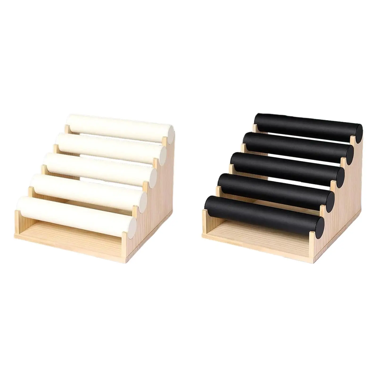 حامل عرض الأساور مكون من 5 طبقات لغرفة النوم على سطح الطاولة