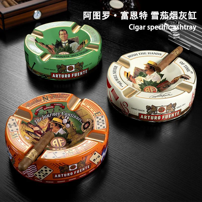 Eggplant high-end cigar ashtray