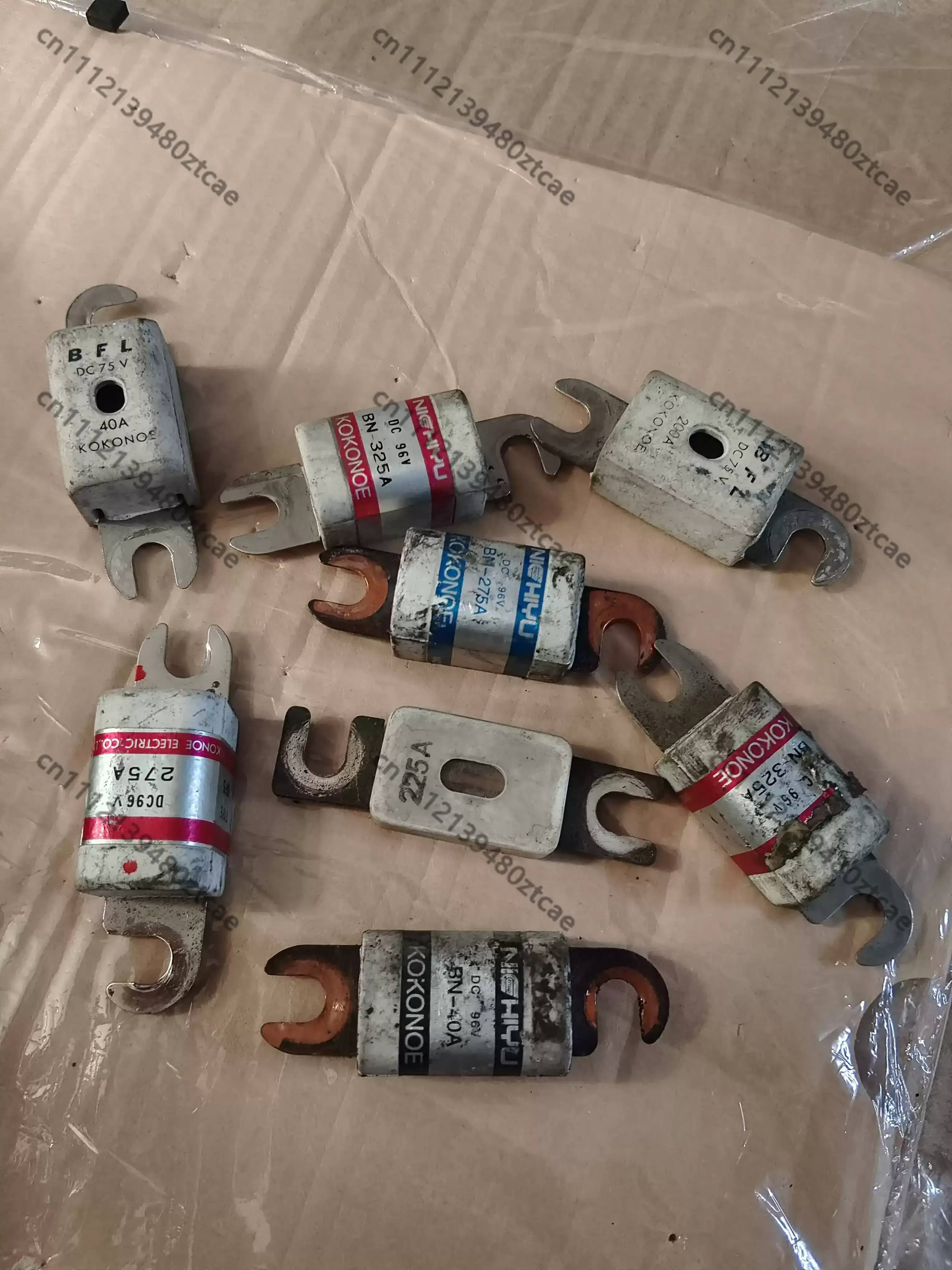 Electric Forklift Special Disassembly Type Fuse 75/100/200/275/300/475/500 Amp Current Protective Cartridge Fuse Spare Parts